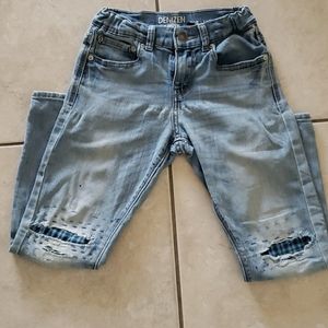 Hand mended- Levi Boy Jeans size 8 regular